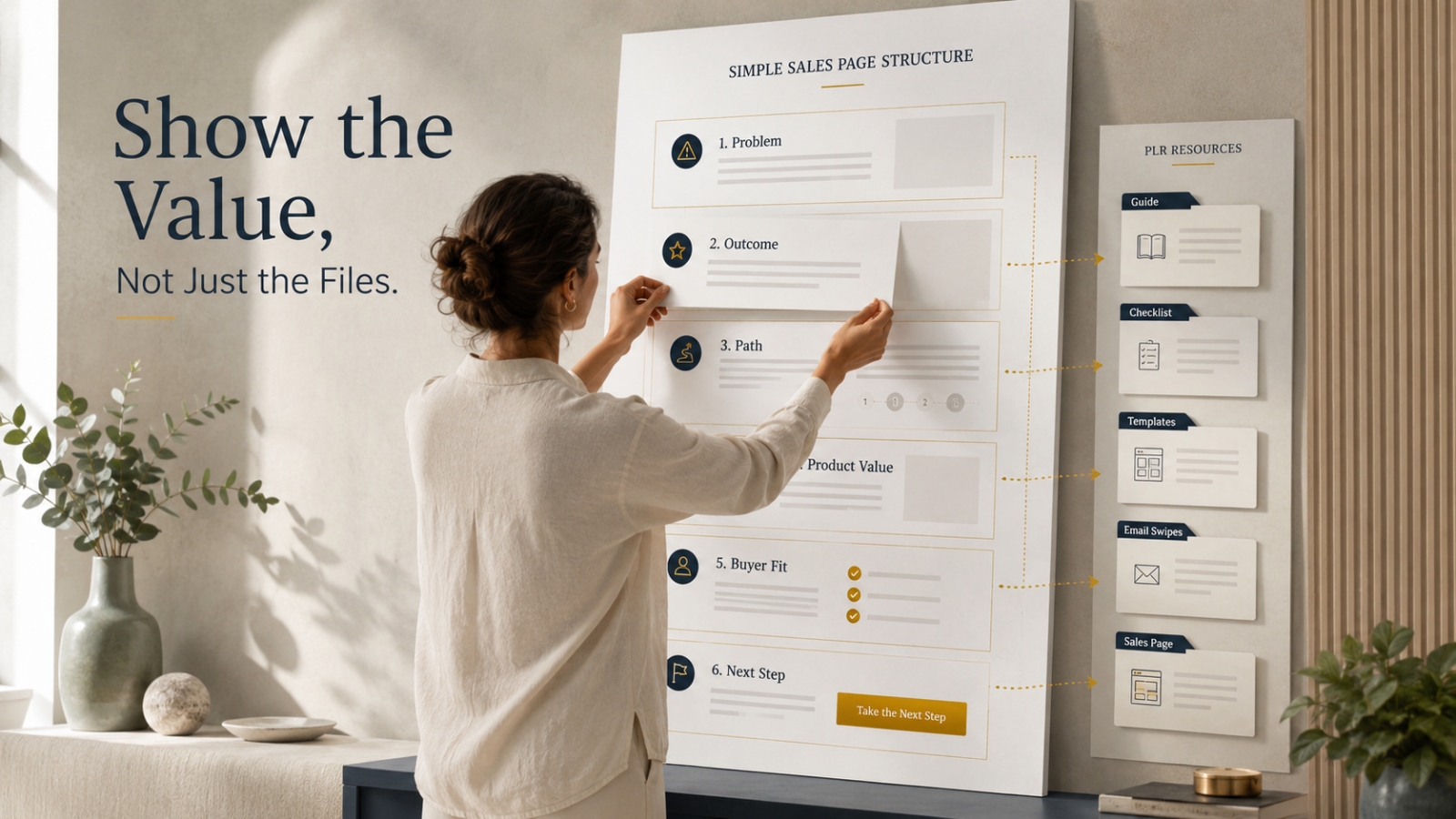 How to Build a Simple Sales Page From PLR