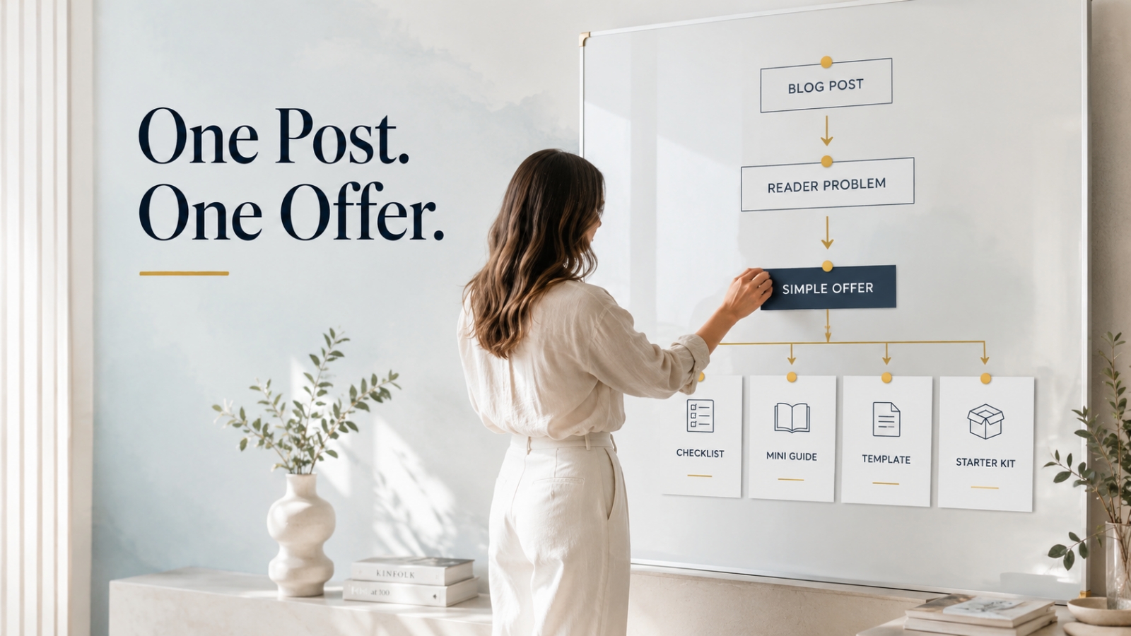 One Blog Post Can Lead to One Simple Offer