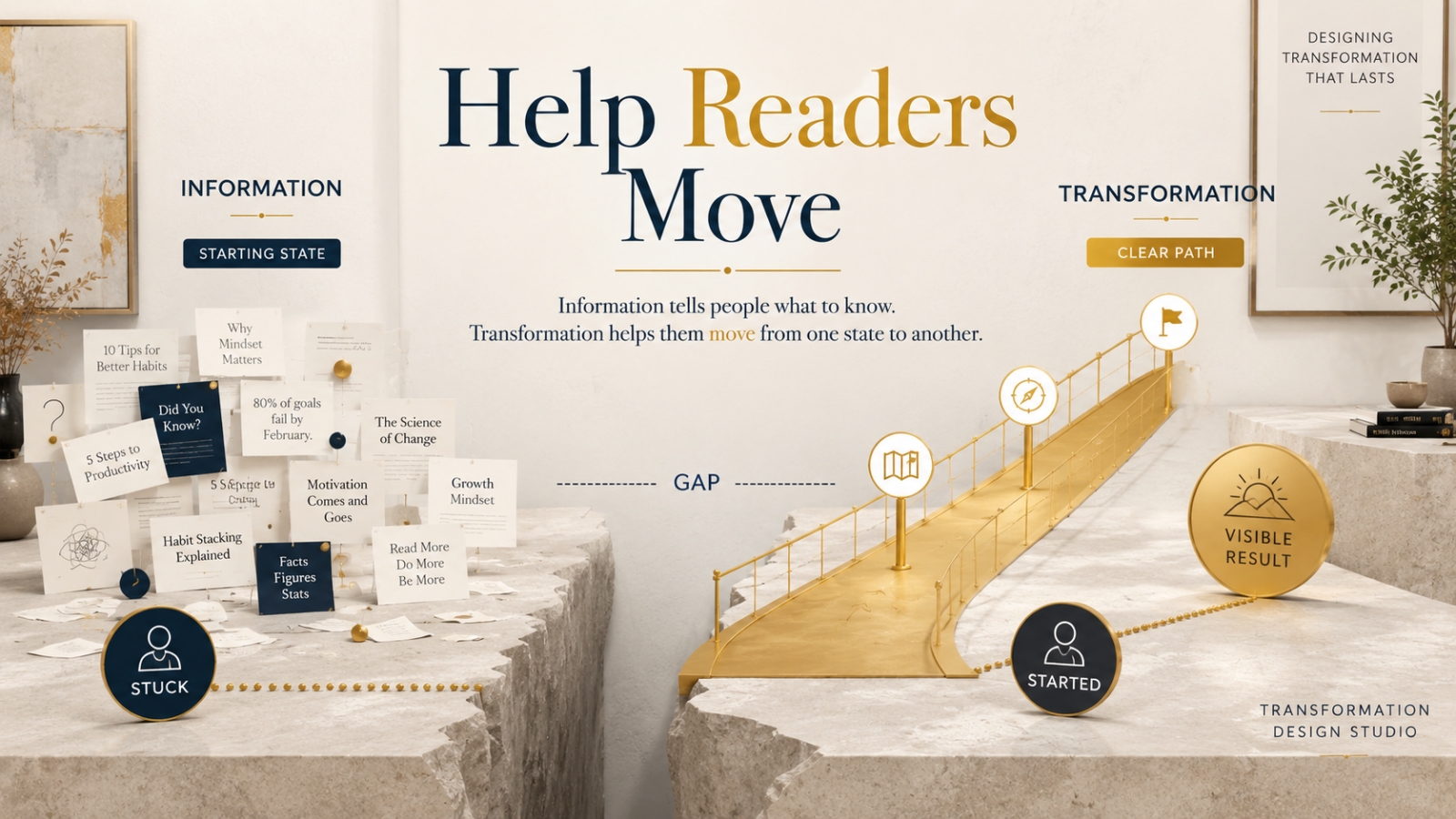 The Difference Between Information and Transformation