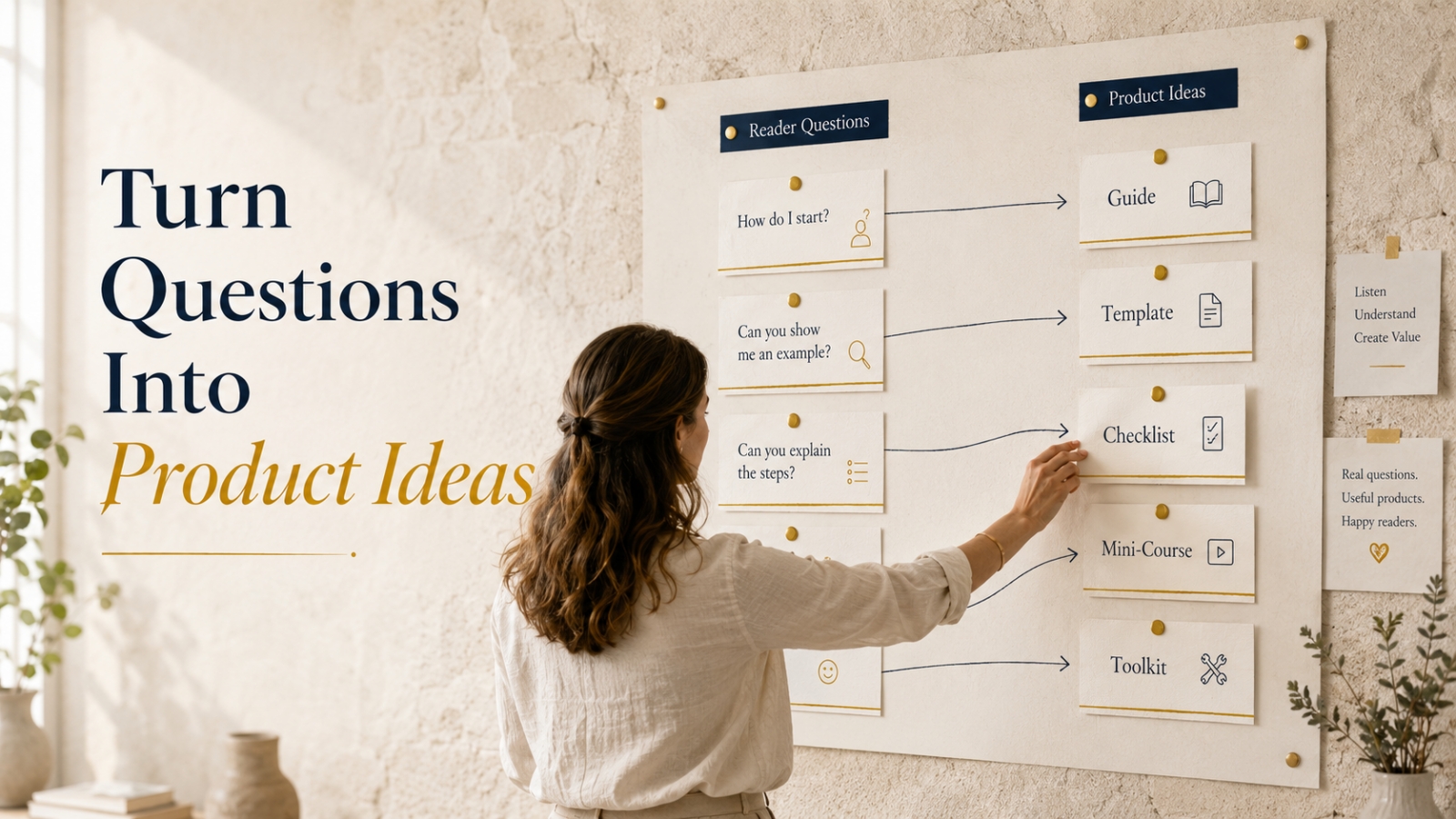 How to Turn Reader Questions Into Product Ideas